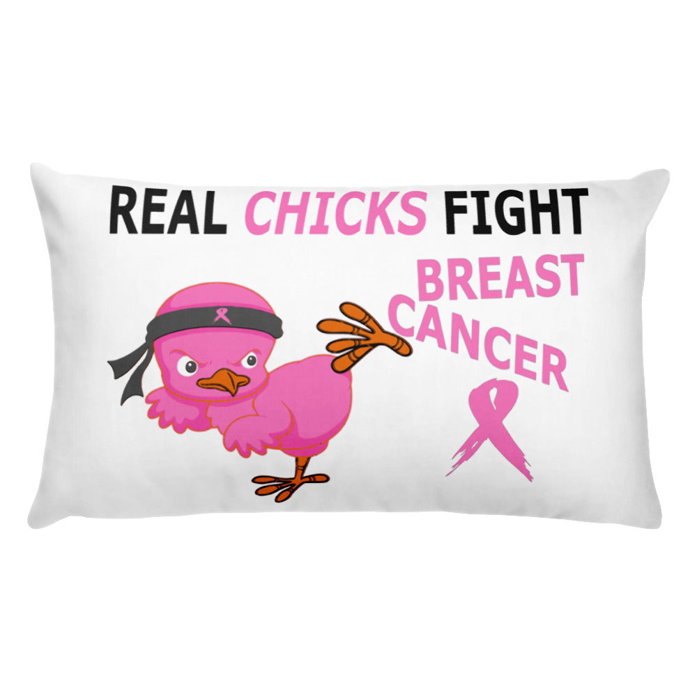 RAH-RAH 4 TA-TAS™ - Real Chicks Fight Pillow