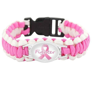 RAH-RAH 4 TA-TAS™ Paracord Charm Bracelet Classic Collection (Fighter-Pink)