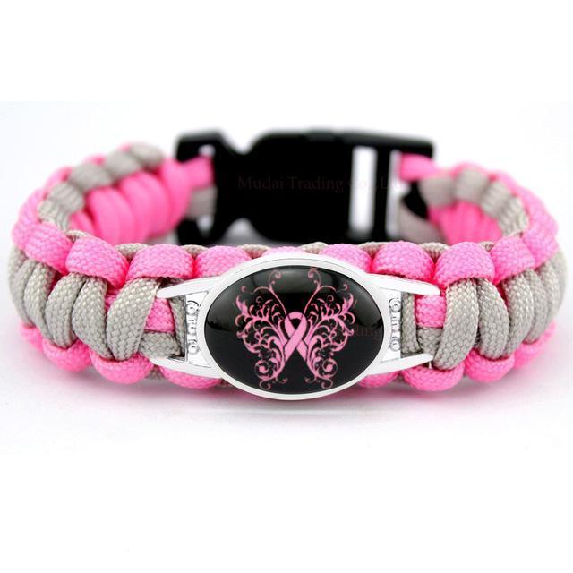 RAH-RAH 4 TA-TAS™ Paracord Charm Bracelet Premium Collection (Butterfly)