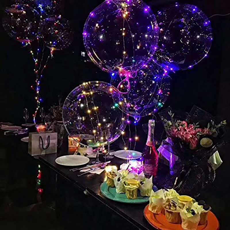 LED Party Balloons- 3 Pack